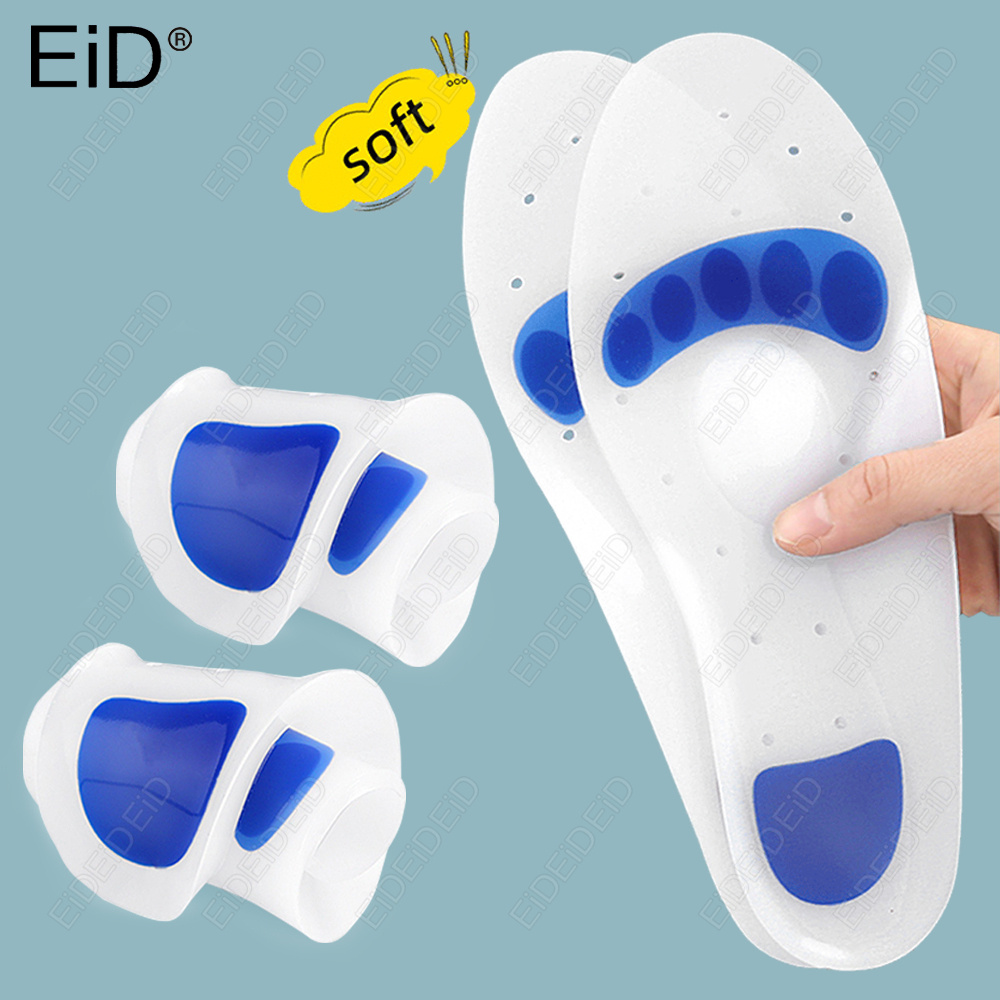 Men'S Shoes For Plantar Fasciitis - Sol Sepatu Gel Silikon Ortopedi EID,