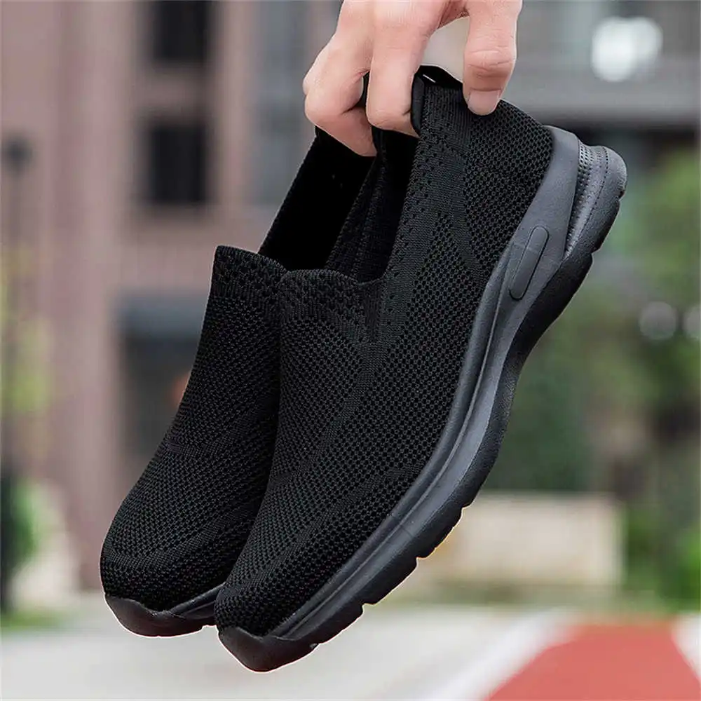 Men'S Shoes Good For Wide Feet - Tanpa renda jaring sepatu bot pria,