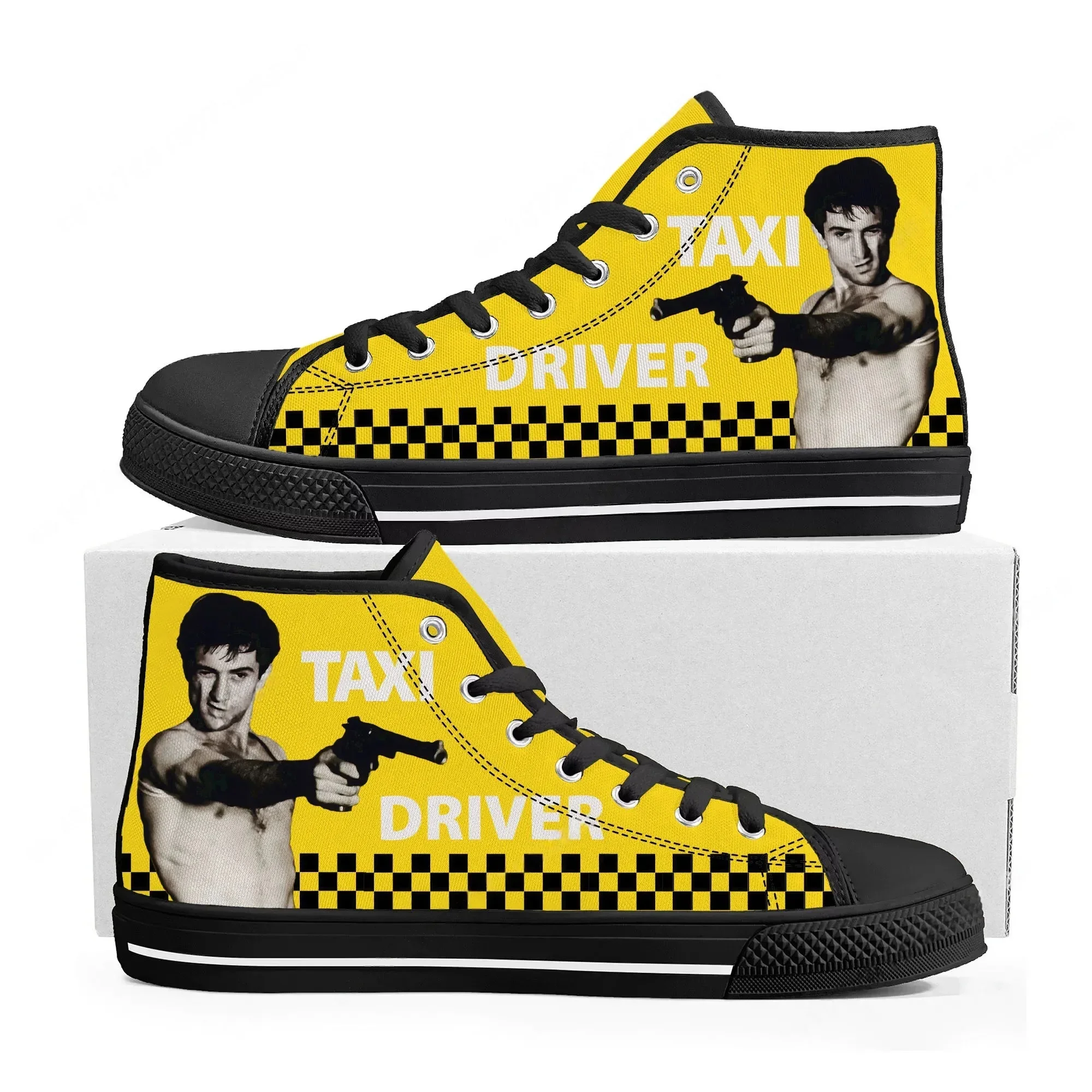 Men'S Shoes Drivers - Sepatu Kets High Top Pengemudi Taksi