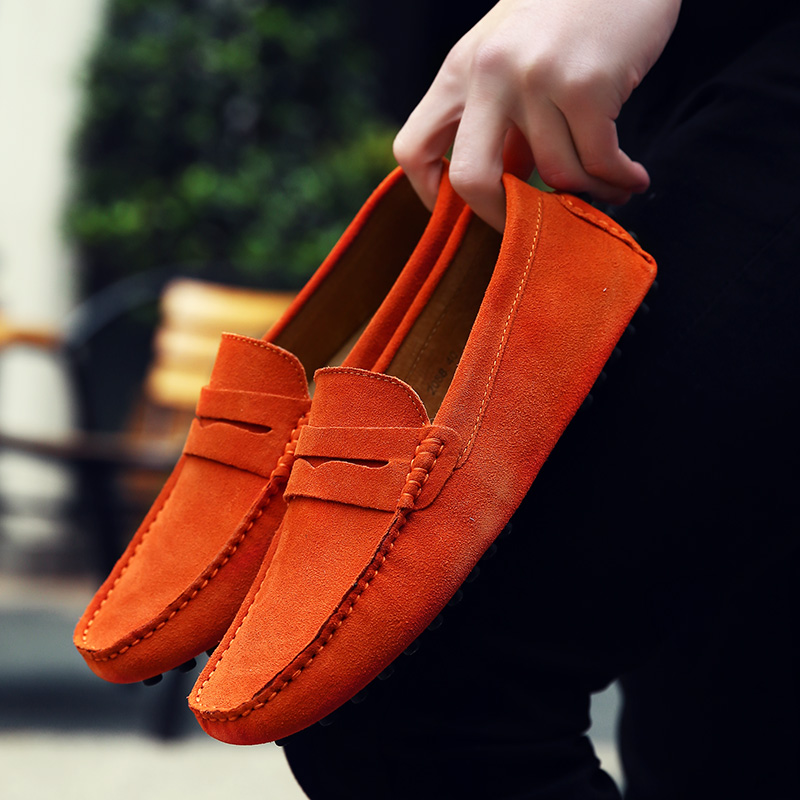 Men'S Shoes Drivers - Sepatu Bean Pria Musim Semi Musim