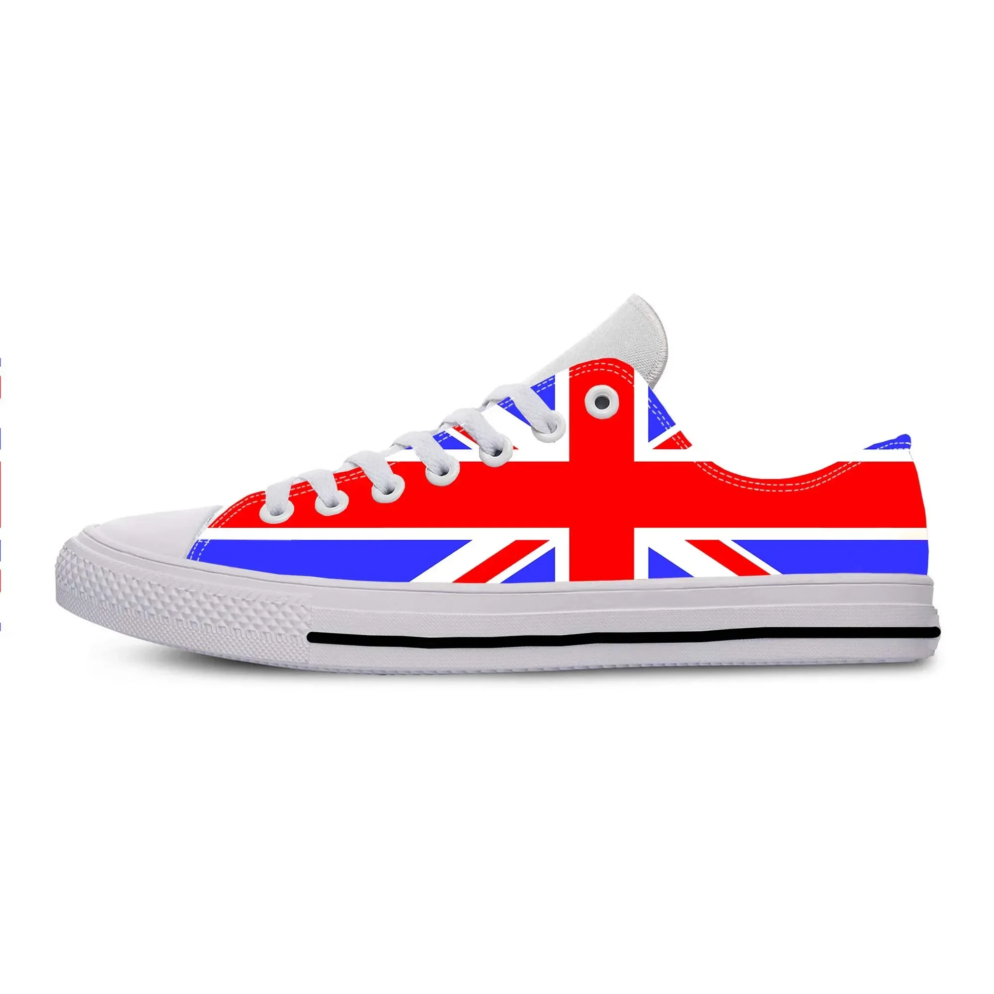 Men Shoes Uk - Sepatu Kain Kasual Bendera Inggris Union