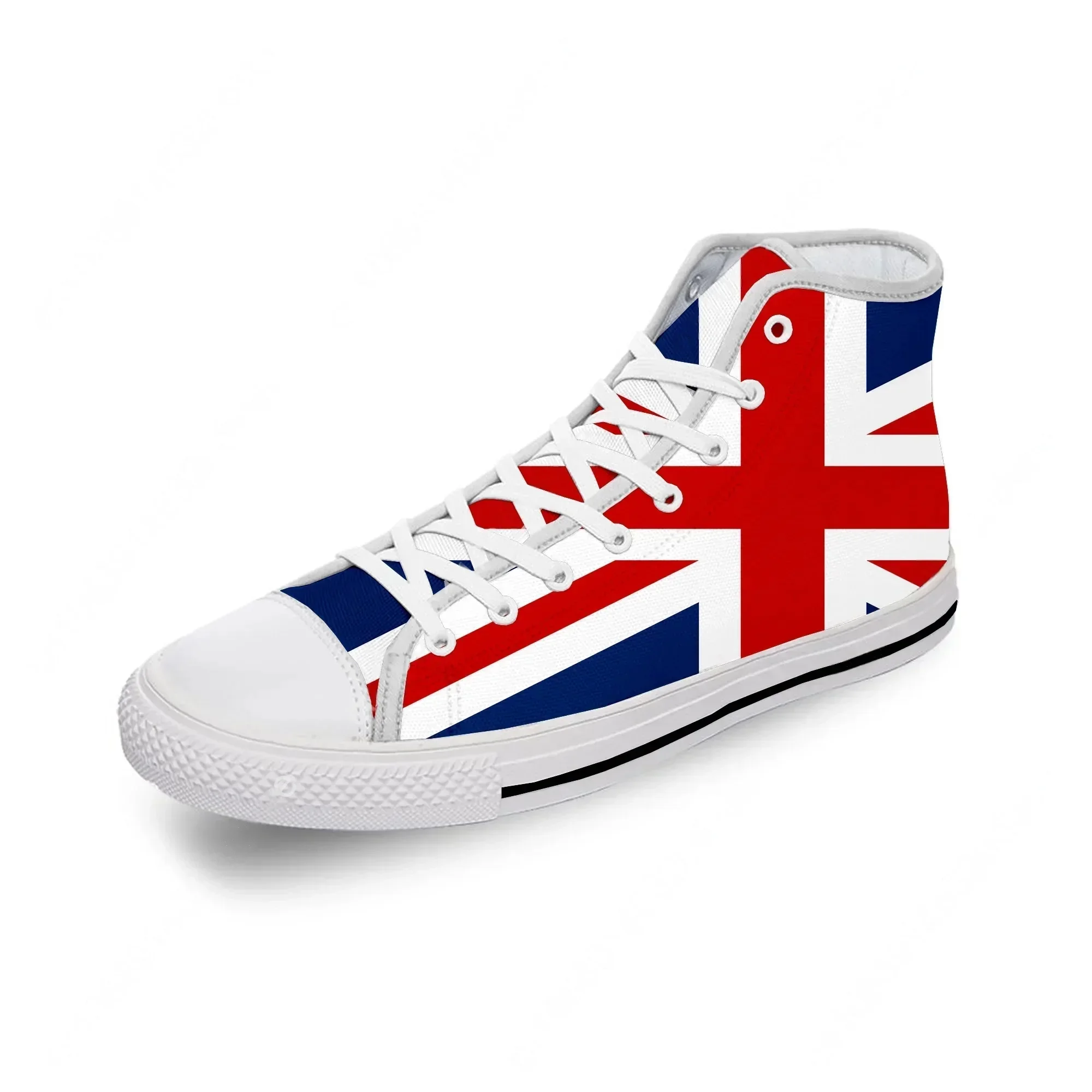 Men Shoes Uk - Sepatu Kanvas High Top Cetak 3D