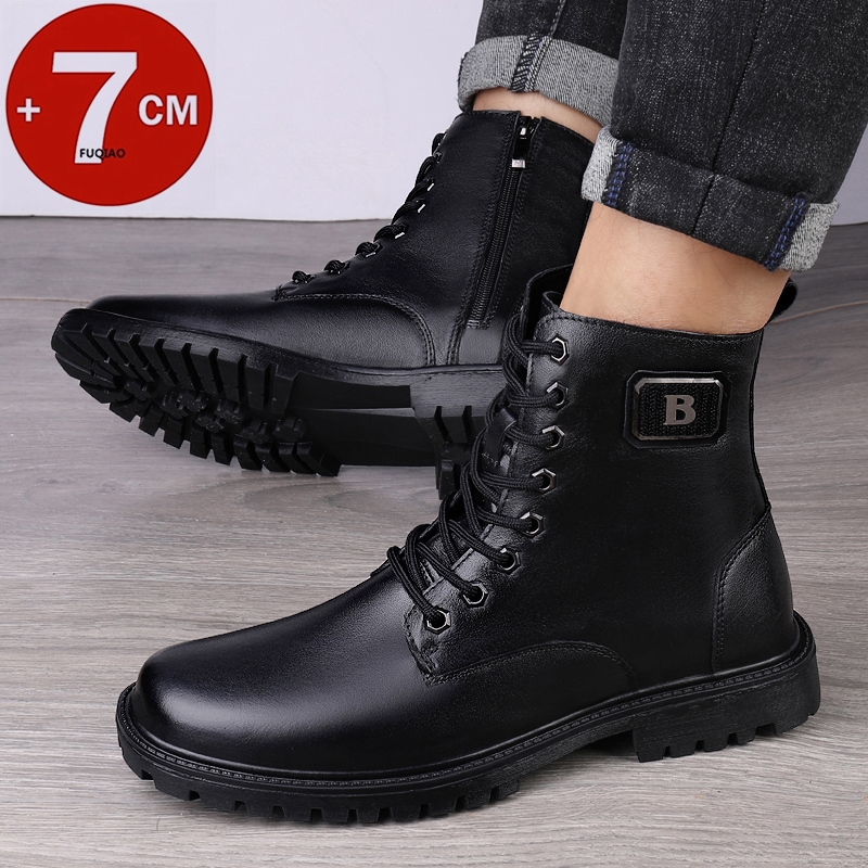 Sepatu Boots Kulit Asli Pria d - Men'S Shoes Top Brands ulasan dan harga