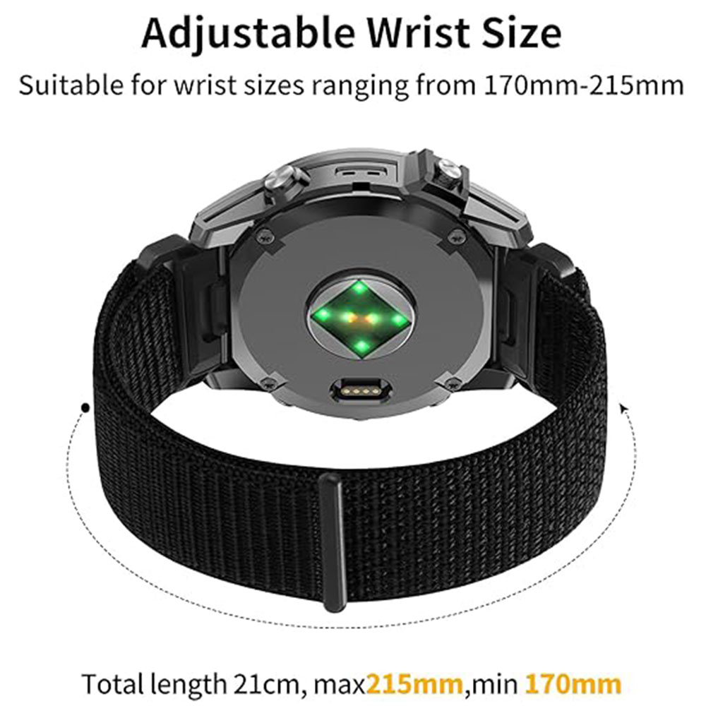 Tali Jam Tangan Nylon QuickFit - Velcro Strap Sandal ulasan dan harga