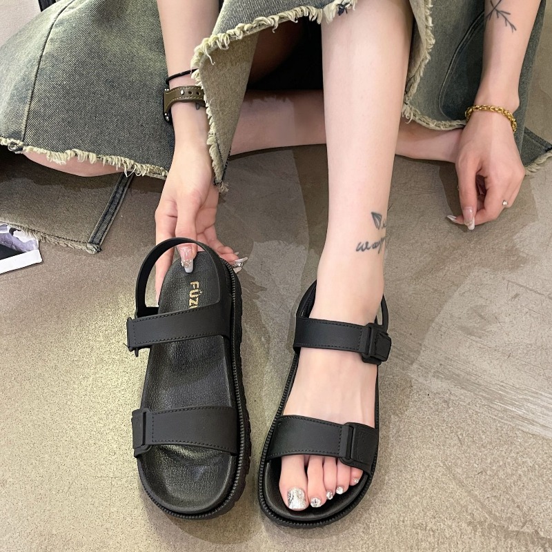 Sandal Wanita Musim Panas - Sa - Velcro Strap Sandal ulasan dan harga
