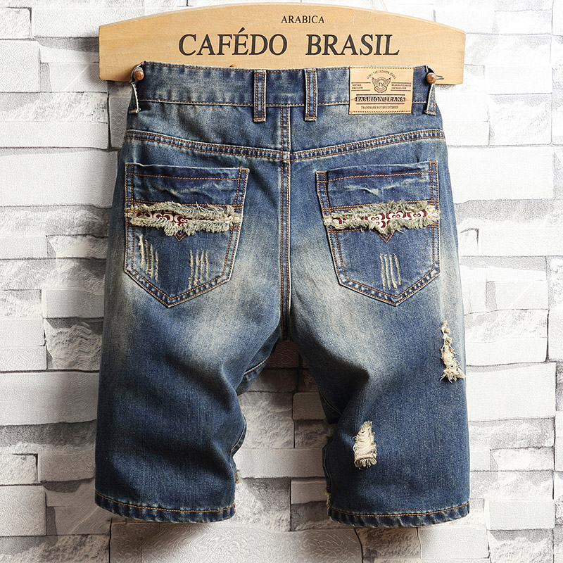 Celana Pendek Denim Hip-hop Ro - Men'S Shoes For Jeans ulasan dan harga