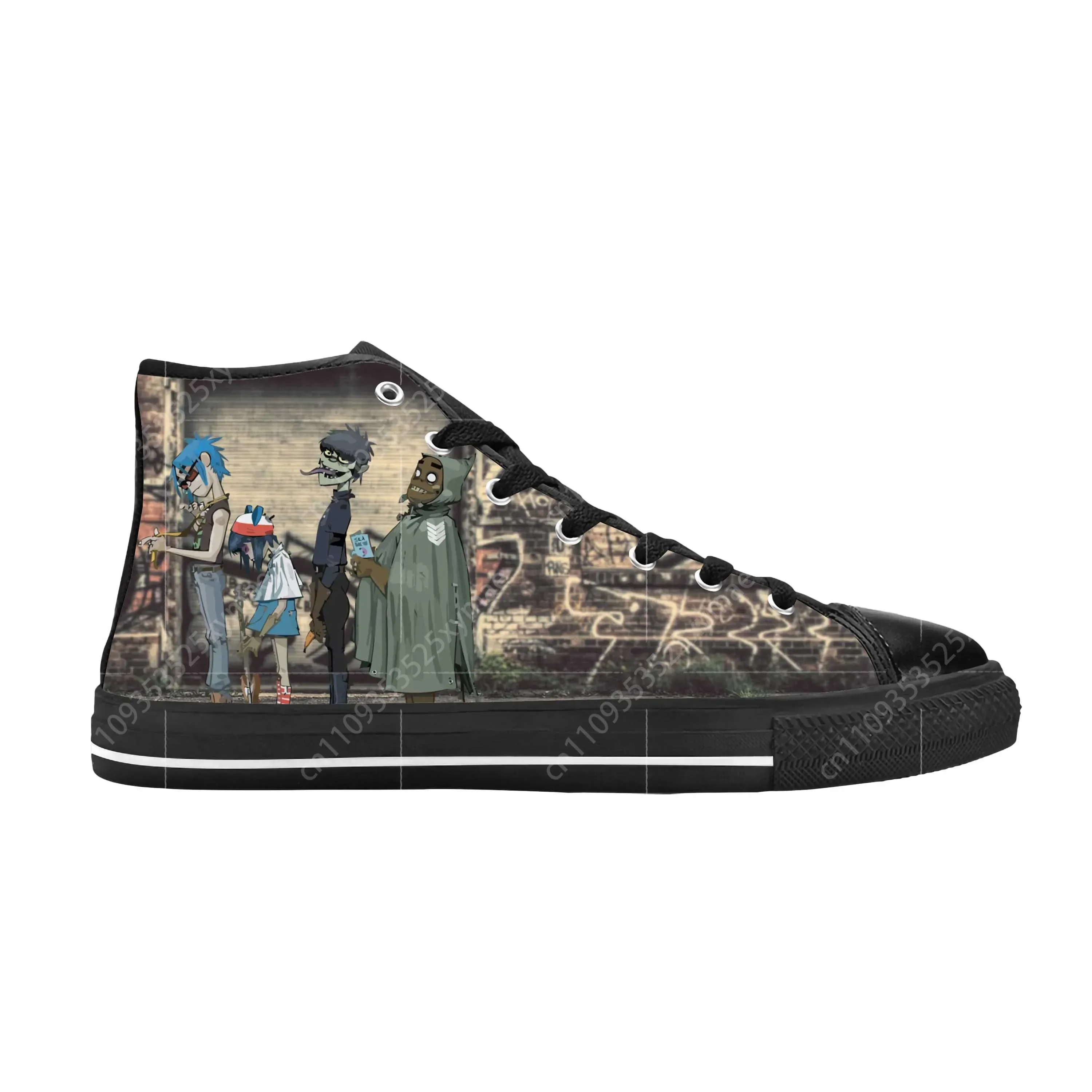 Gorillaz UK Band Rock Hip-Hop  - Men Shoes Uk ulasan dan harga