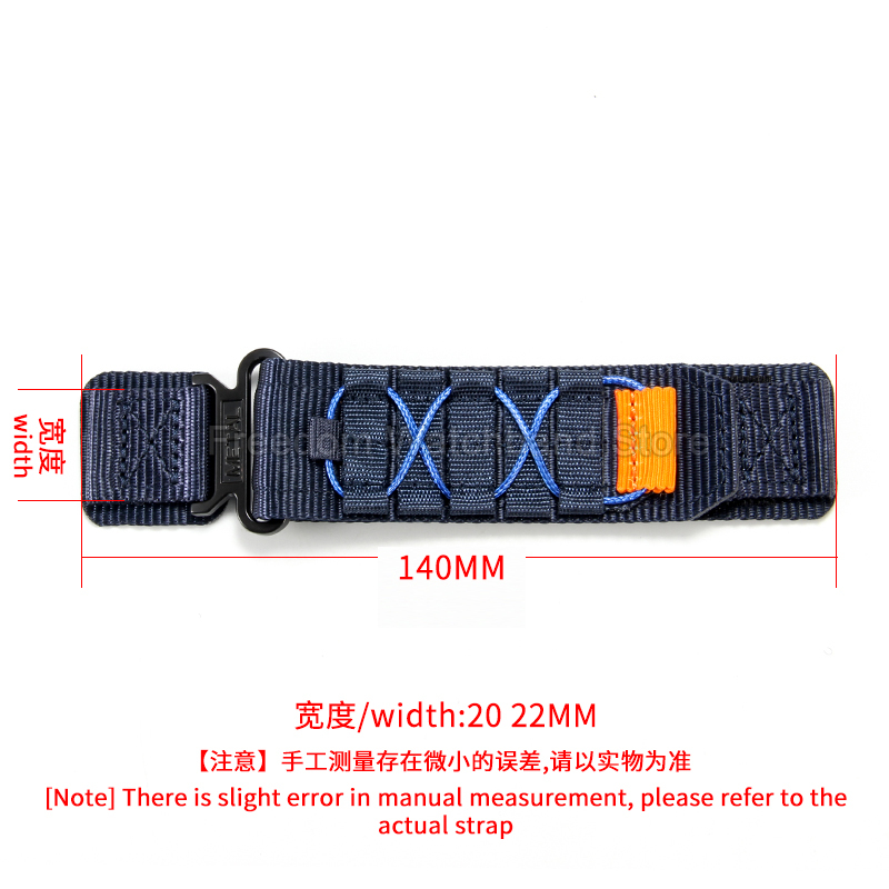 20 22mm Tali Jam Tangan Nilon  - Velcro Strap Sandal ulasan dan harga