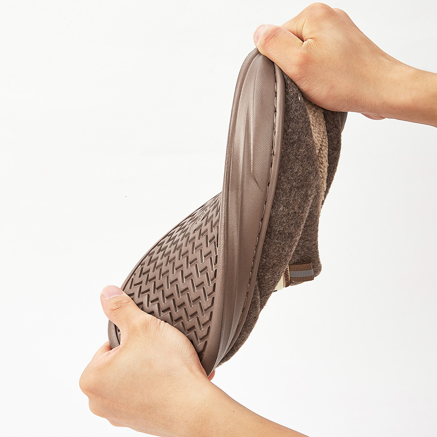 Sandal Rumah Pria Bahan Felt H - Men'S Shoes With Memory Foam ulasan dan harga