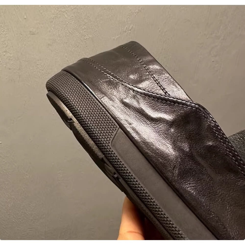 Sepatu Loafer Kulit Hitam Buat - Men'S Shoes Drivers ulasan dan harga