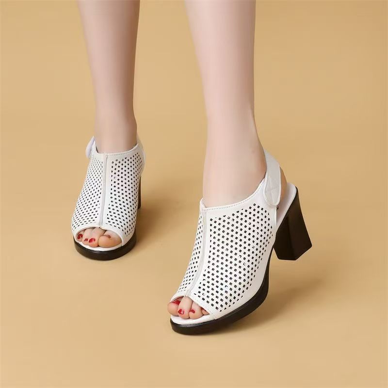 Sandal Wanita Ukuran Besar Hak - Velcro Strap Sandal ulasan dan harga
