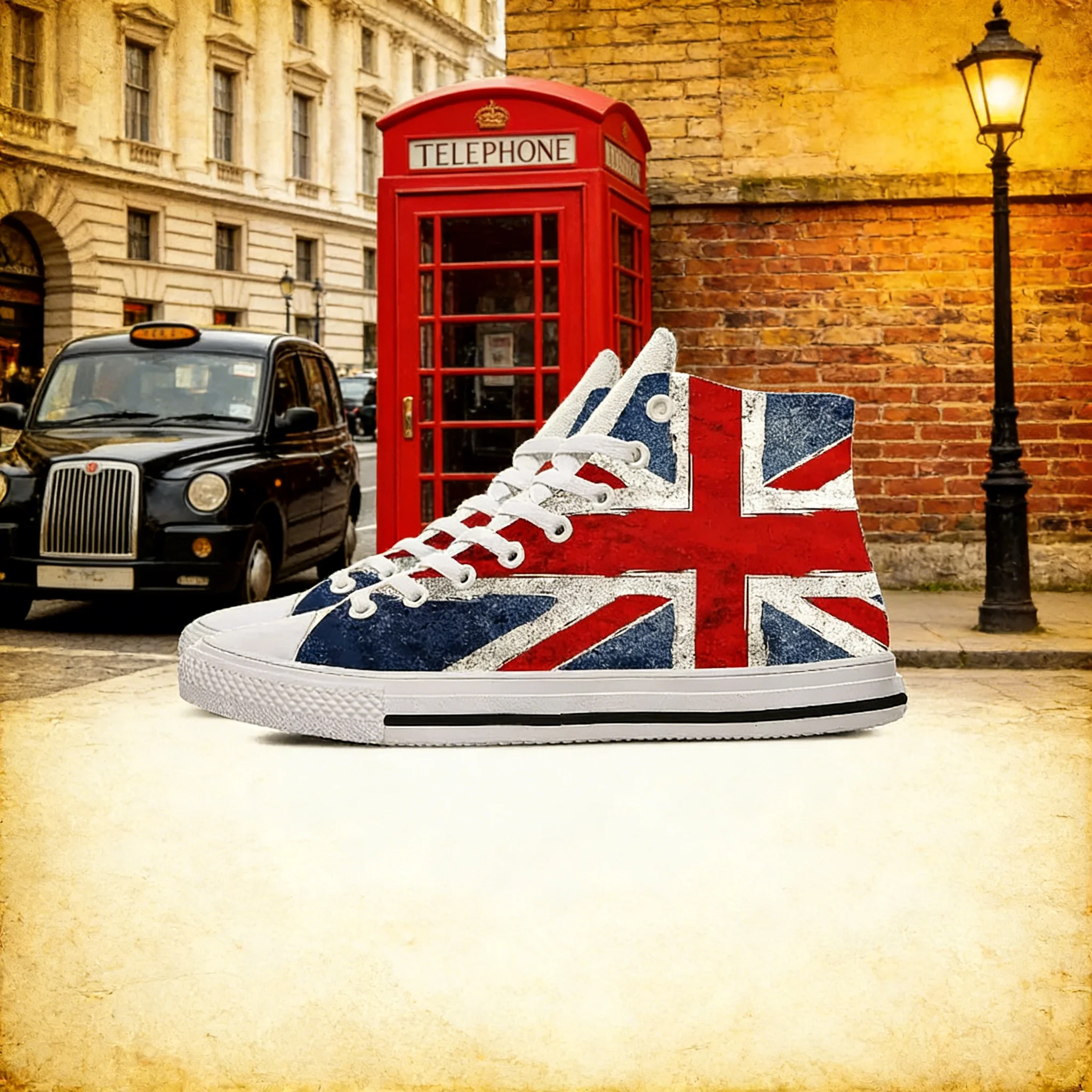 Sepatu High Top Cetak 3D Bende - Men Shoes Uk ulasan dan harga