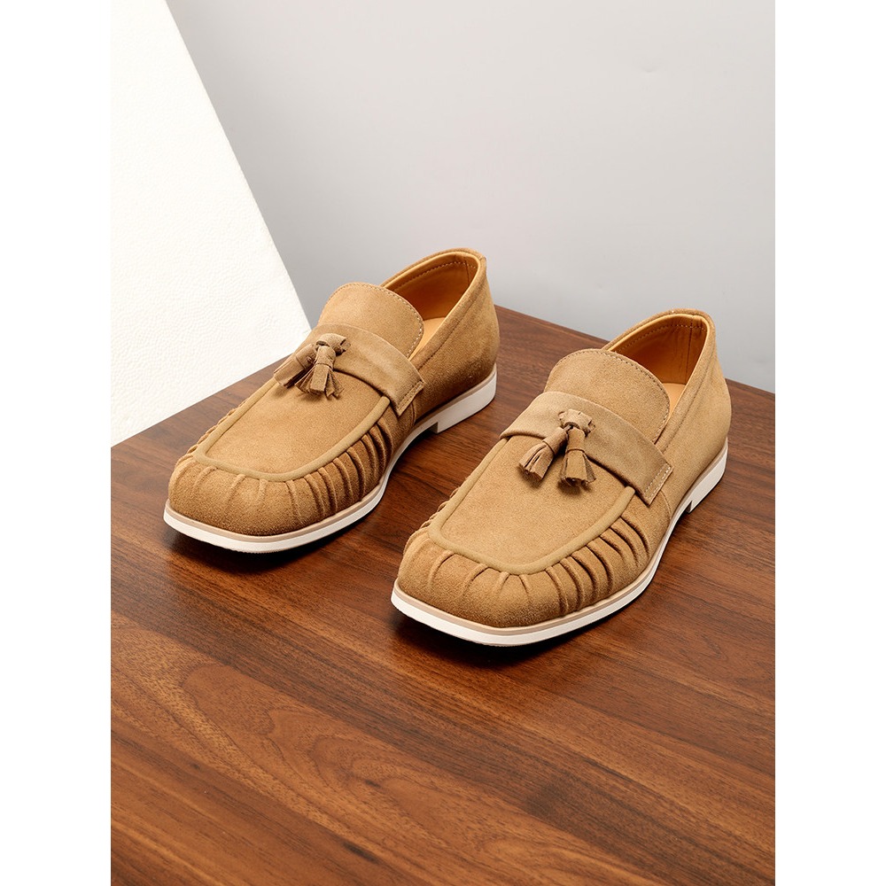 Sepatu Loafer Kulit Asli Berum - Men'S Shoes Drivers ulasan dan harga